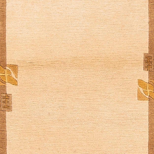 Alfombra de pasillo Alfombra de Nepal - 263 x 70 cm - beige