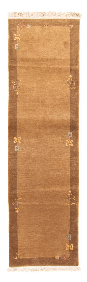 Alfombra de pasillo Alfombra de Nepal - 265 x 72 cm - beige