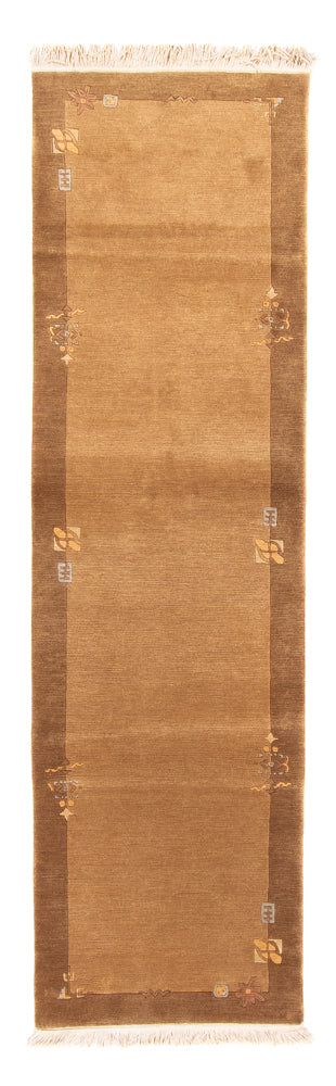 Alfombra de pasillo Alfombra de Nepal - 265 x 72 cm - beige