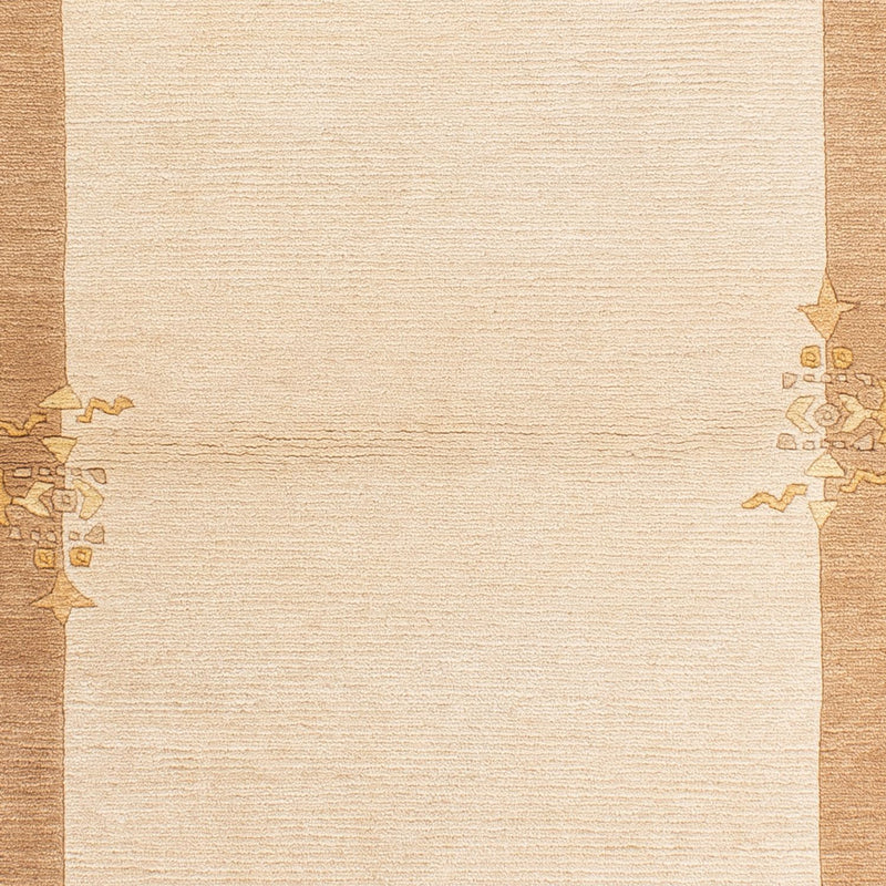 Alfombra de Nepal - Real - 137 x 71 cm - beige