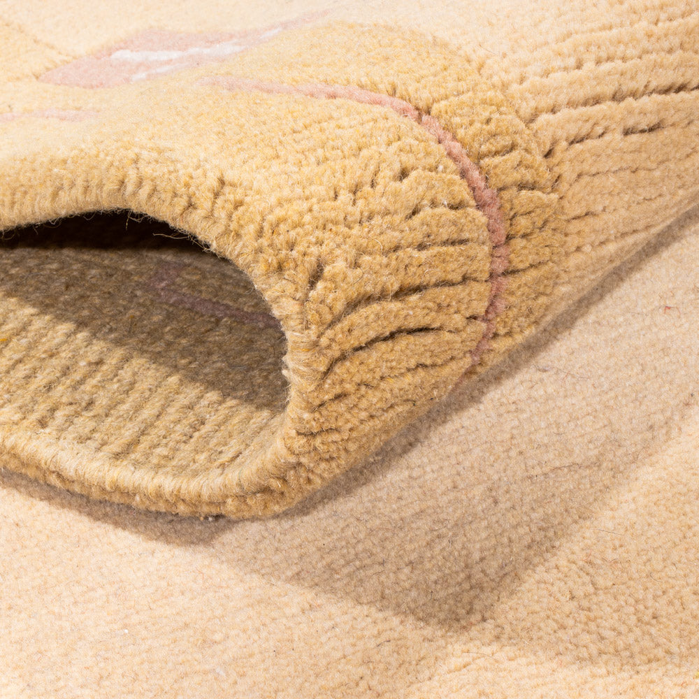 Alfombra de pasillo Alfombra de Nepal - 333 x 74 cm - beige