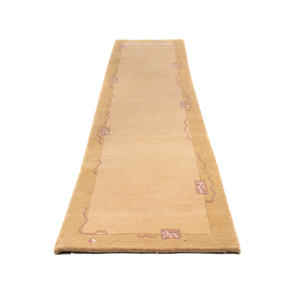 Alfombra de pasillo Alfombra de Nepal - 333 x 74 cm - beige