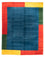 Alfombra Gabbeh - Indus - 390 x 298 cm - azul