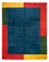 Alfombra Gabbeh - Indus - 398 x 291 cm - azul