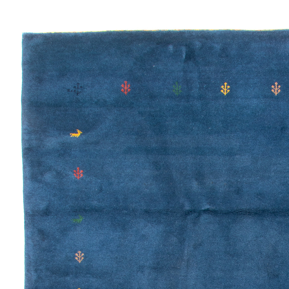 Alfombra Gabbeh - Indus - 394 x 297 cm - azul