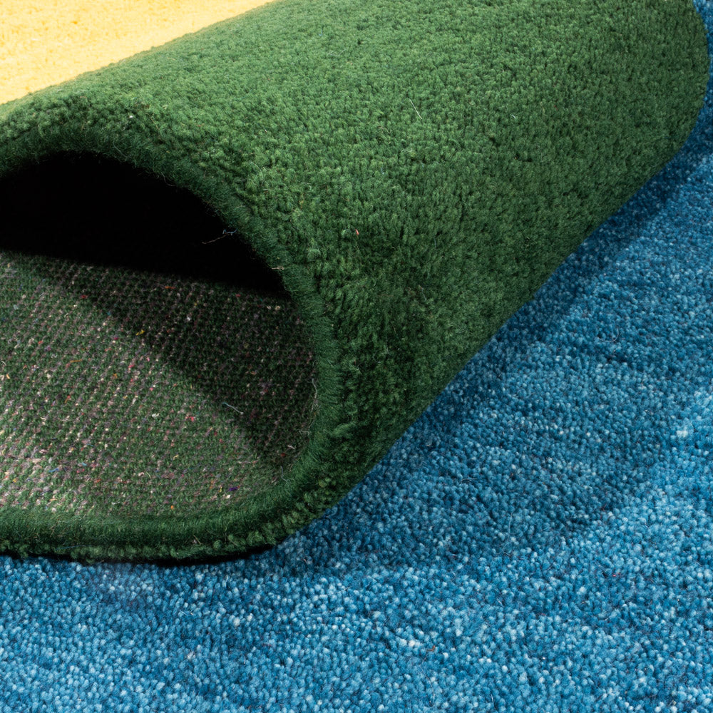 Alfombra Gabbeh - Indus - 397 x 285 cm - azul