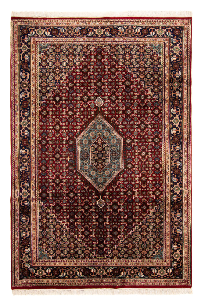 Alfombra oriental - Bidjar - Indus - Real - 298 x 198 cm - rojo