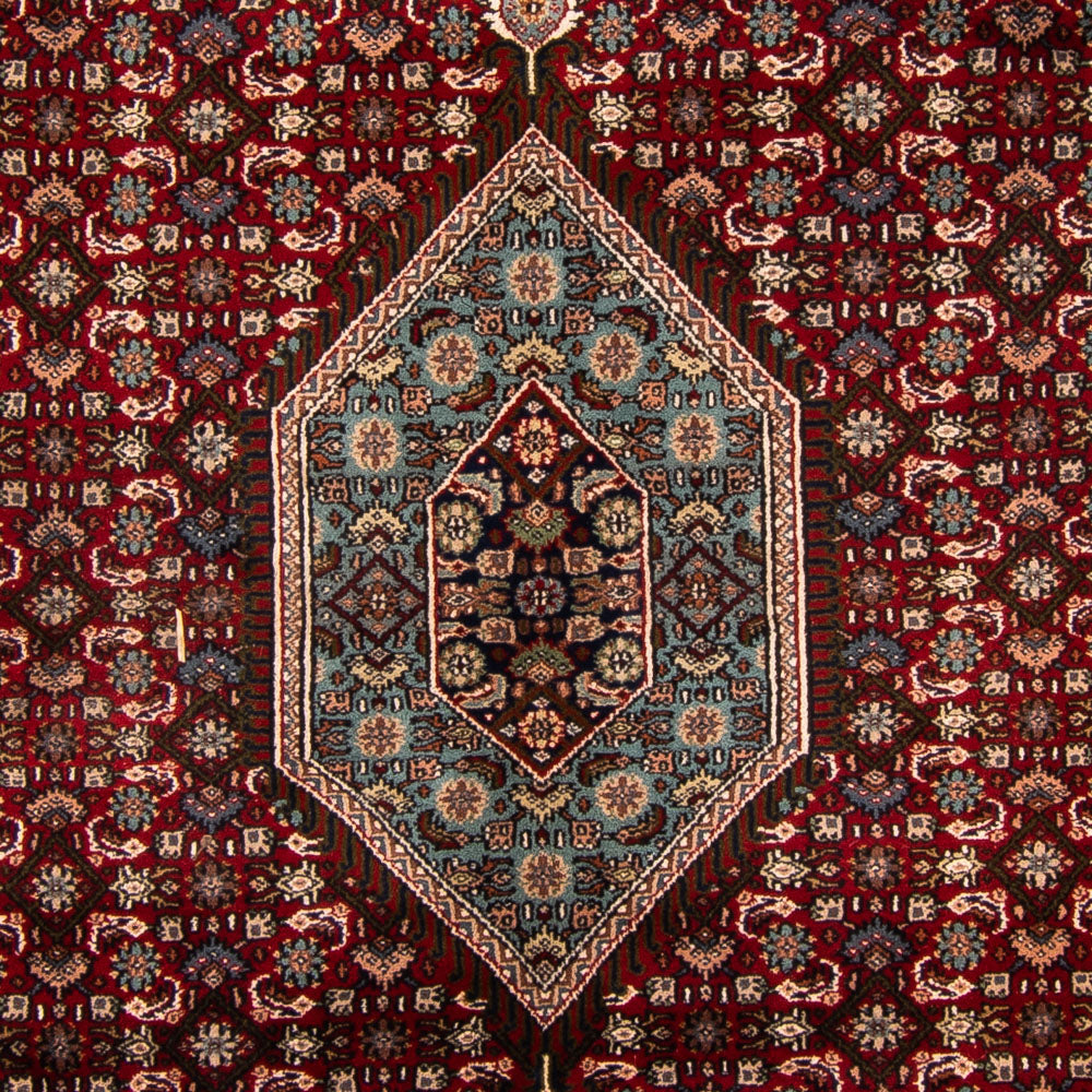 Alfombra oriental - Bidjar - Indus - Real - 298 x 198 cm - rojo