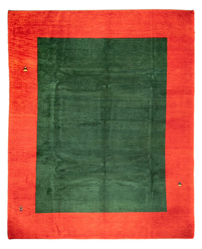 Alfombra Gabbeh - Indus - Real - 402 x 316 cm - verde