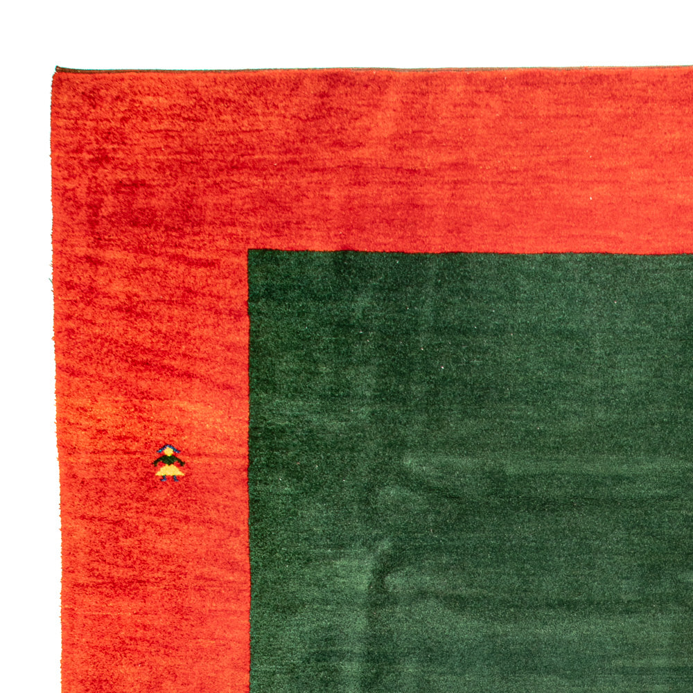 Alfombra Gabbeh - Indus - Real - 402 x 316 cm - verde