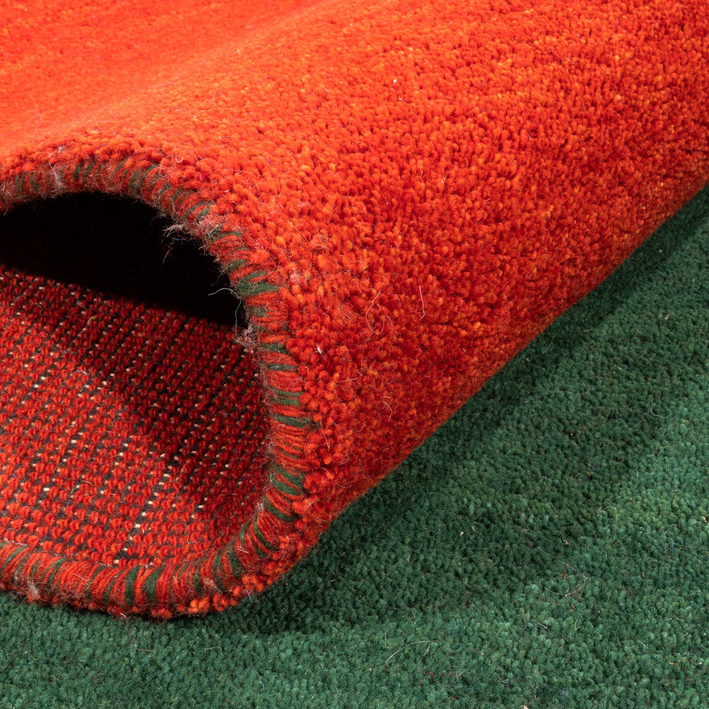 Alfombra Gabbeh - Indus - Real - 402 x 316 cm - verde