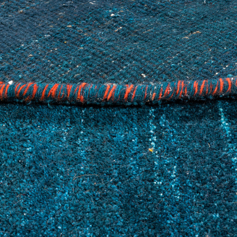 Alfombra Gabbeh - Indus redondo  - 200 x 200 cm - azul
