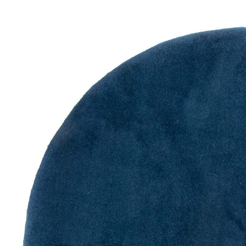 Alfombra Gabbeh - Indus redondo  - 189 x 189 cm - azul