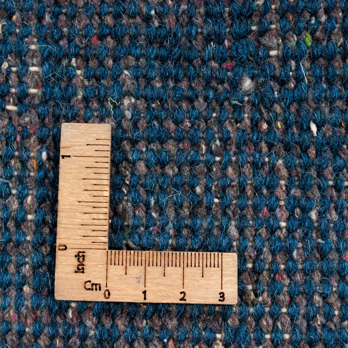 Alfombra Gabbeh - Indus redondo  - 189 x 189 cm - azul