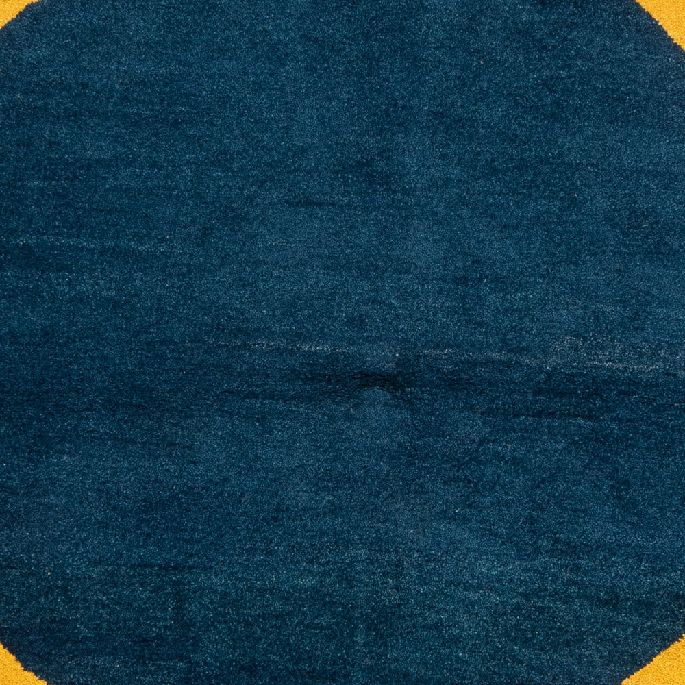 Alfombra Gabbeh - Indus redondo  - 195 x 195 cm - azul