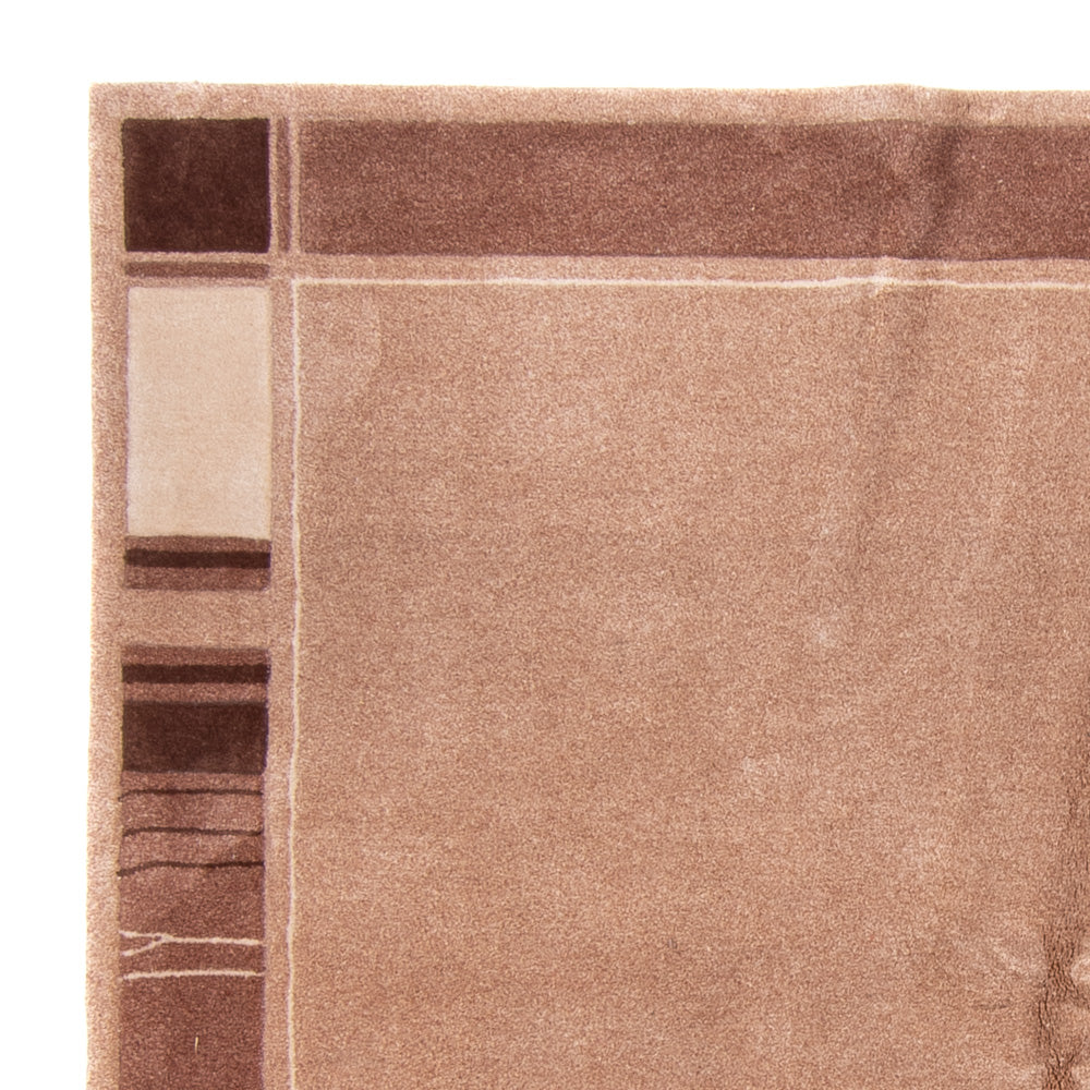 Alfombra redondo  - 200 x 200 cm - marrón