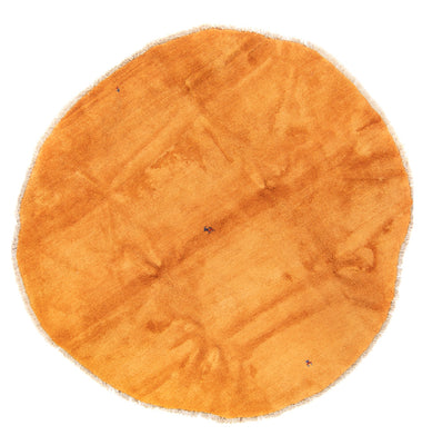 Alfombra de pelo largo redondo  - 200 x 200 cm - oro