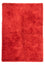 Alfombra de pelo largo - 240 x 170 cm - rojo