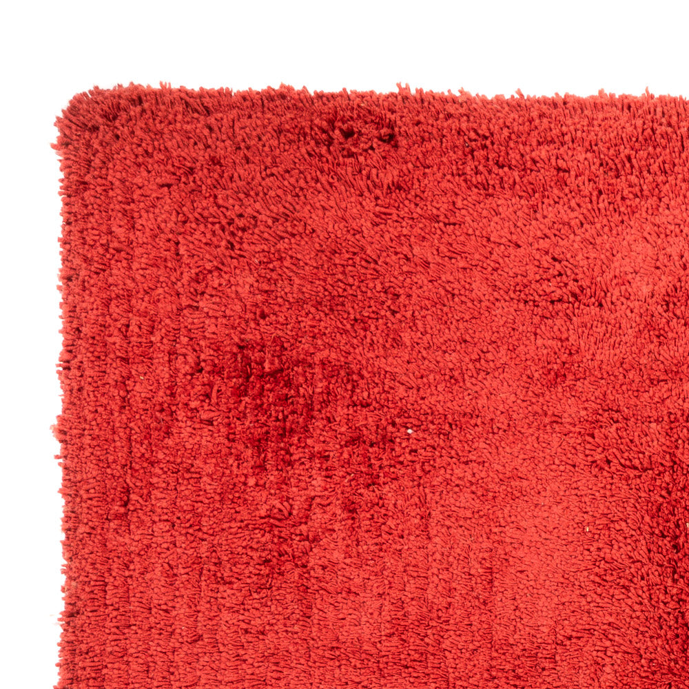Alfombra de pelo largo - 240 x 170 cm - rojo