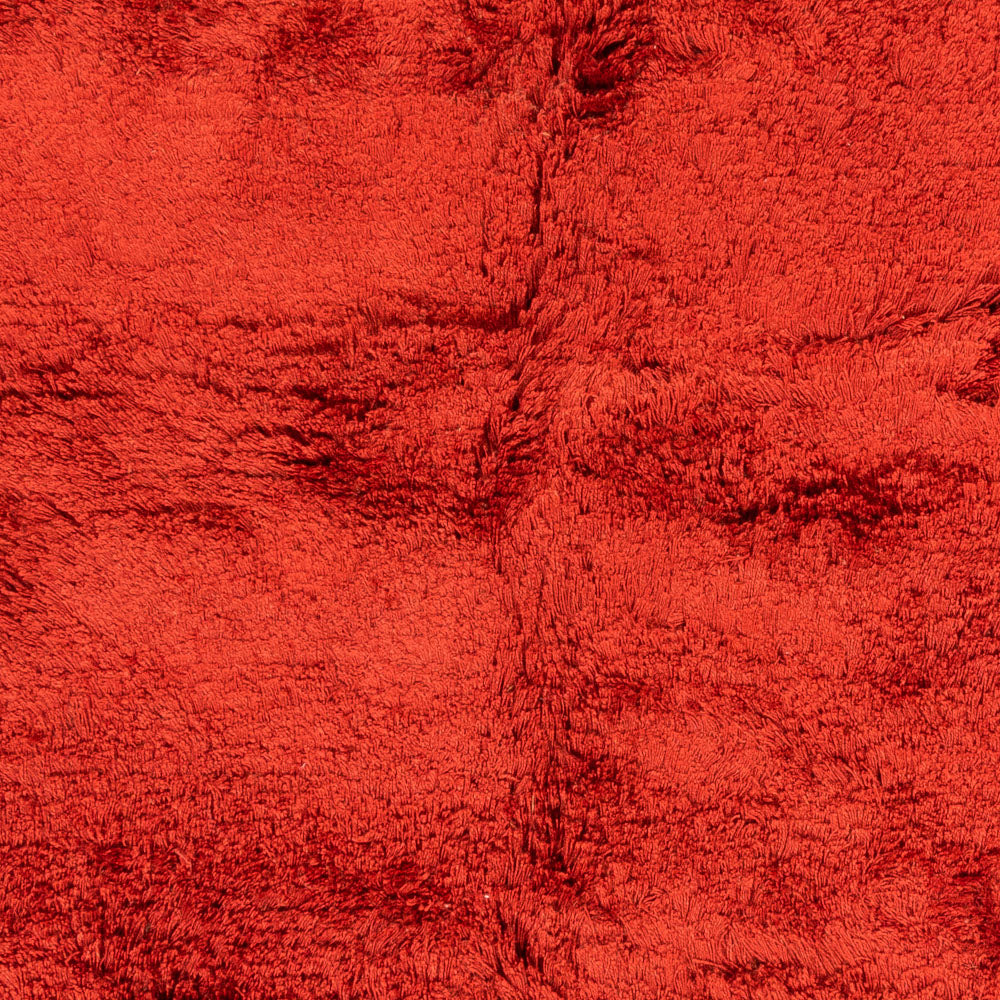 Alfombra de pelo largo - 230 x 160 cm - rojo