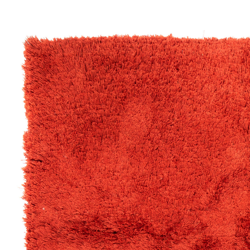 Alfombra de pelo largo - 230 x 160 cm - rojo