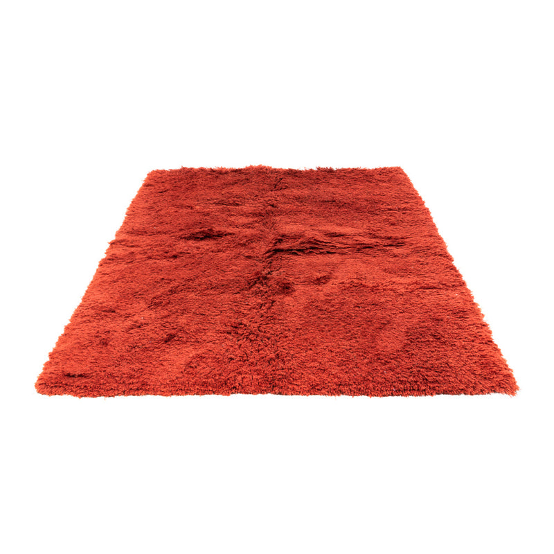Alfombra de pelo largo - 230 x 160 cm - rojo
