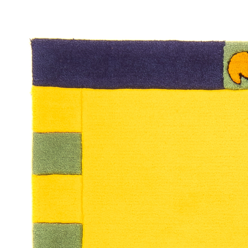 Alfombra moderna - 160 x 90 cm - amarillo
