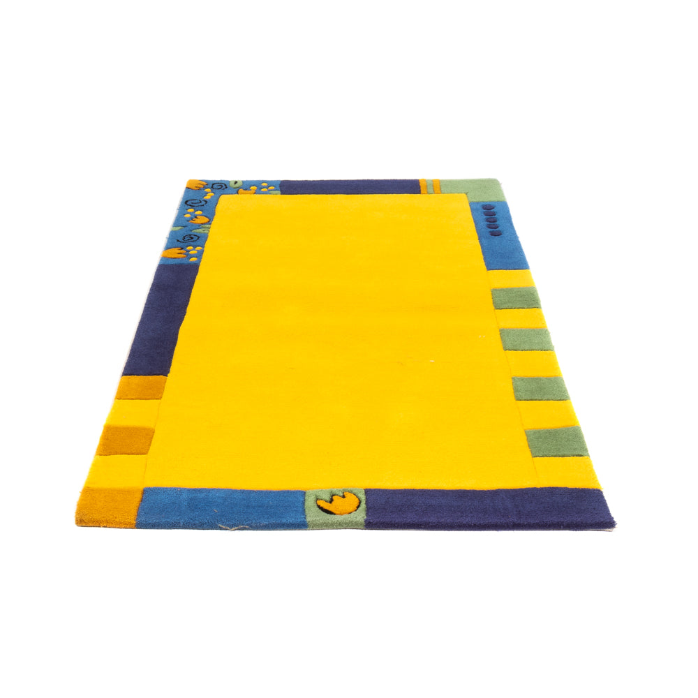 Alfombra moderna - 160 x 90 cm - amarillo
