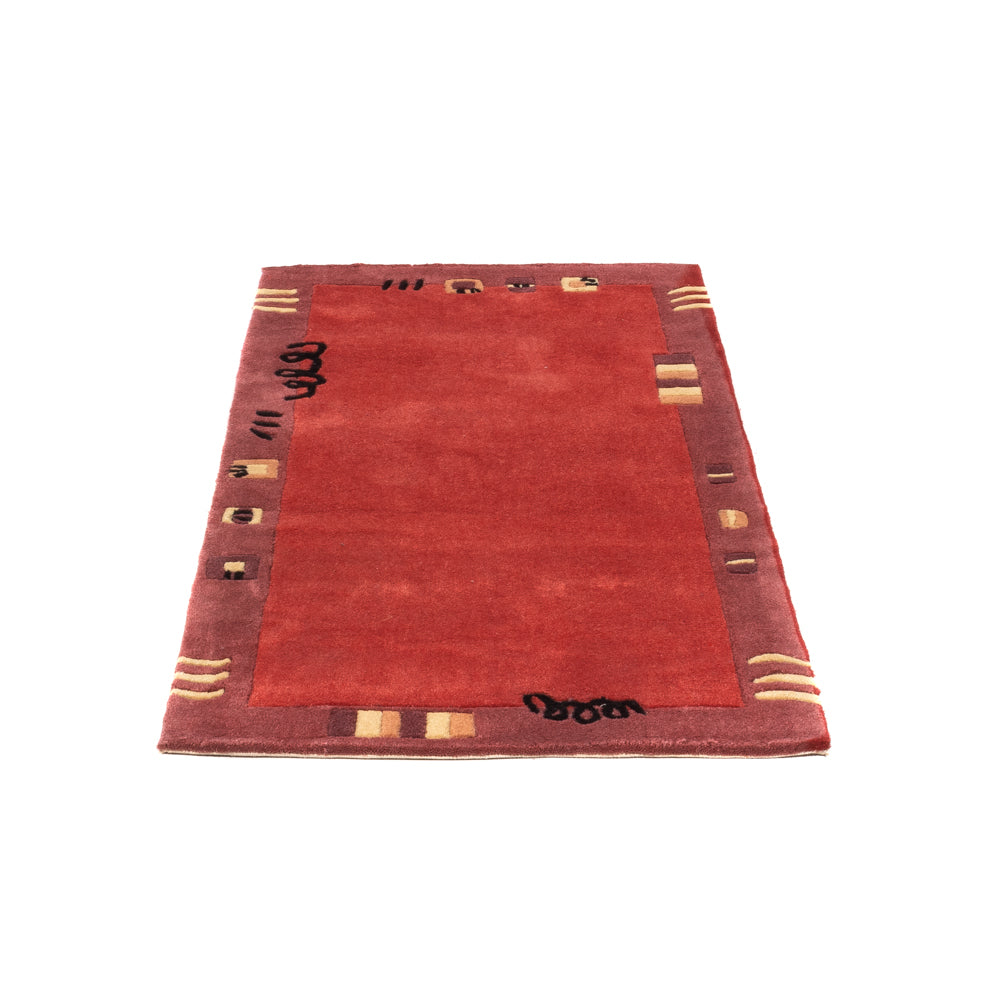 Alfombra moderna - 140 x 70 cm - rojo