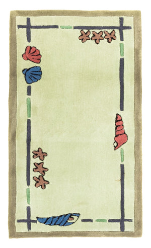 Alfombra moderna - 140 x 70 cm - beige