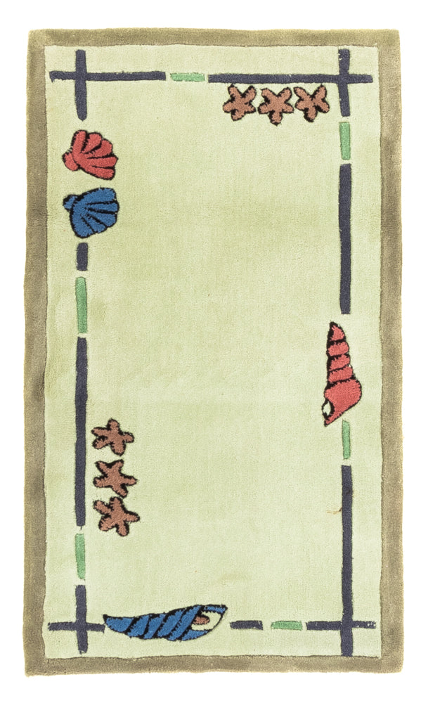 Alfombra moderna - 140 x 70 cm - beige