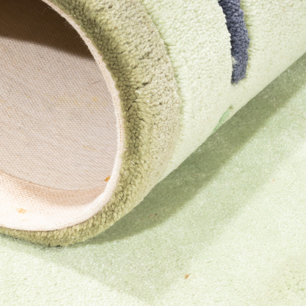 Alfombra moderna - 140 x 70 cm - beige