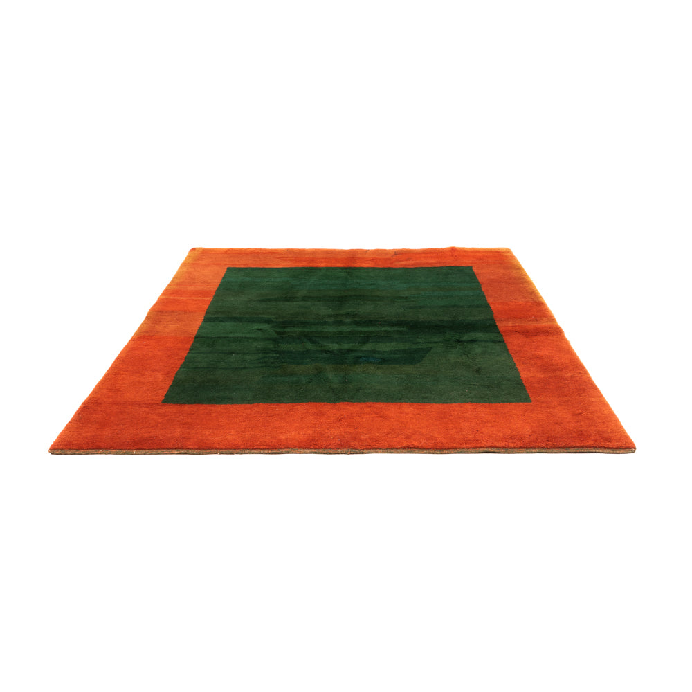 Alfombra Gabbeh - Indus cuadrado  - 205 x 196 cm - verde