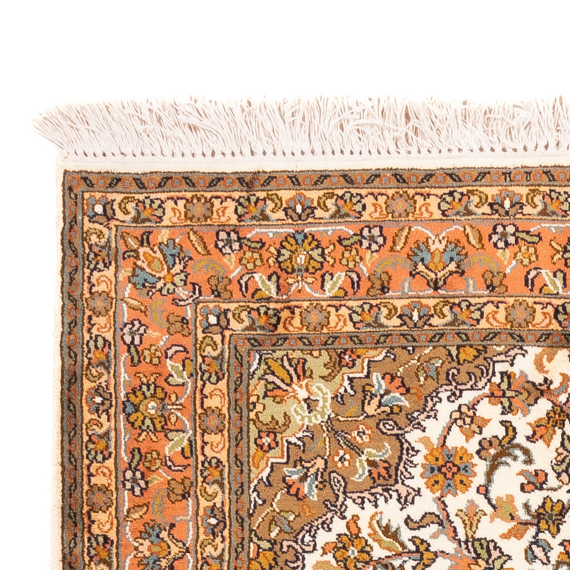 Alfombra de seda - Seda de Cachemira - 149 x 95 cm - beige