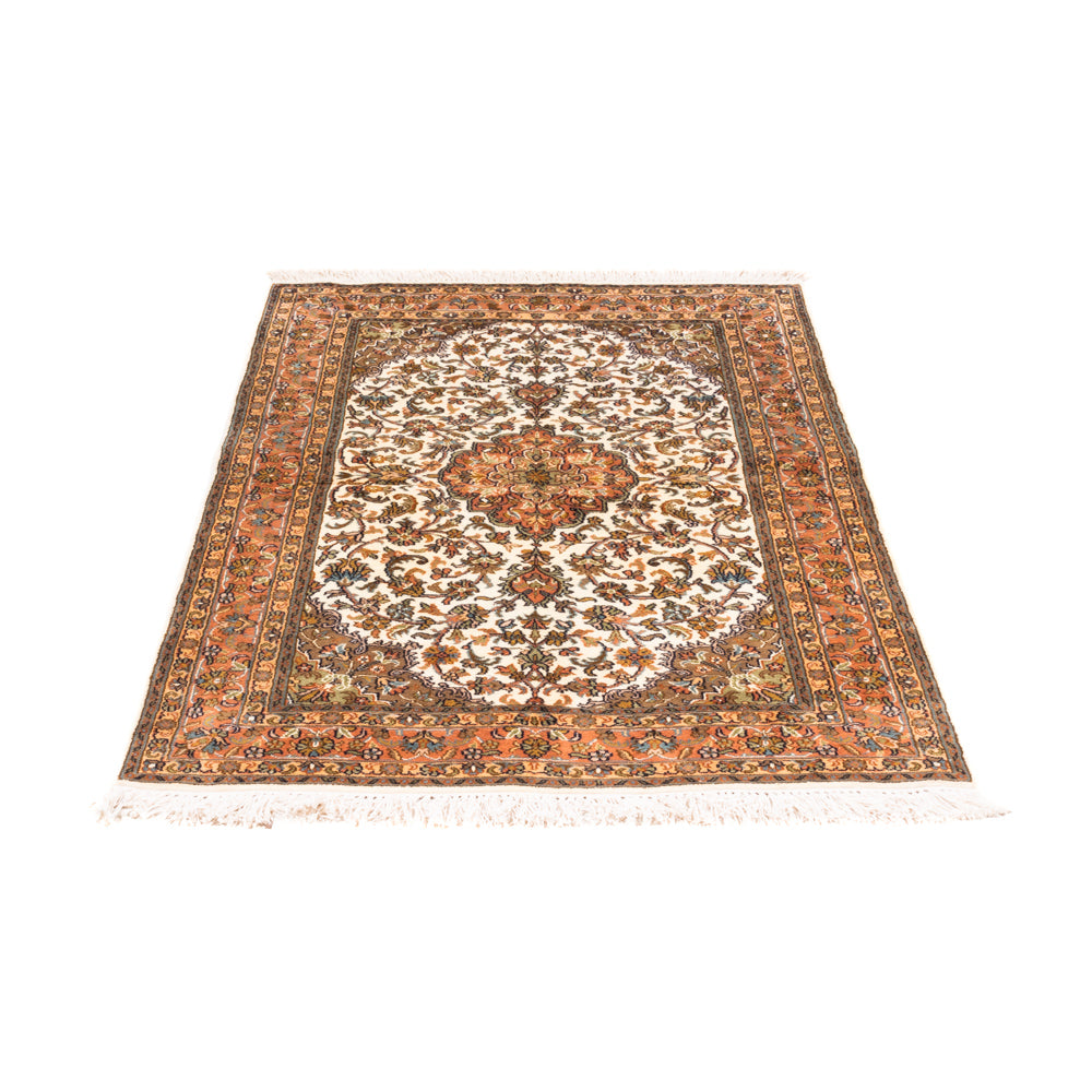 Alfombra de seda - Seda de Cachemira - 149 x 95 cm - beige