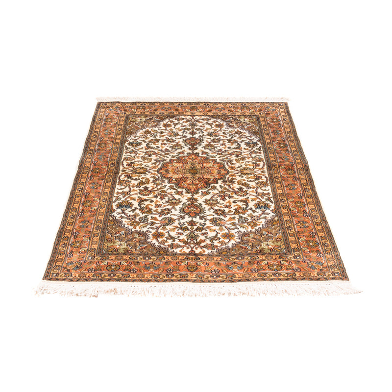 Alfombra de seda - Seda de Cachemira - 149 x 95 cm - beige