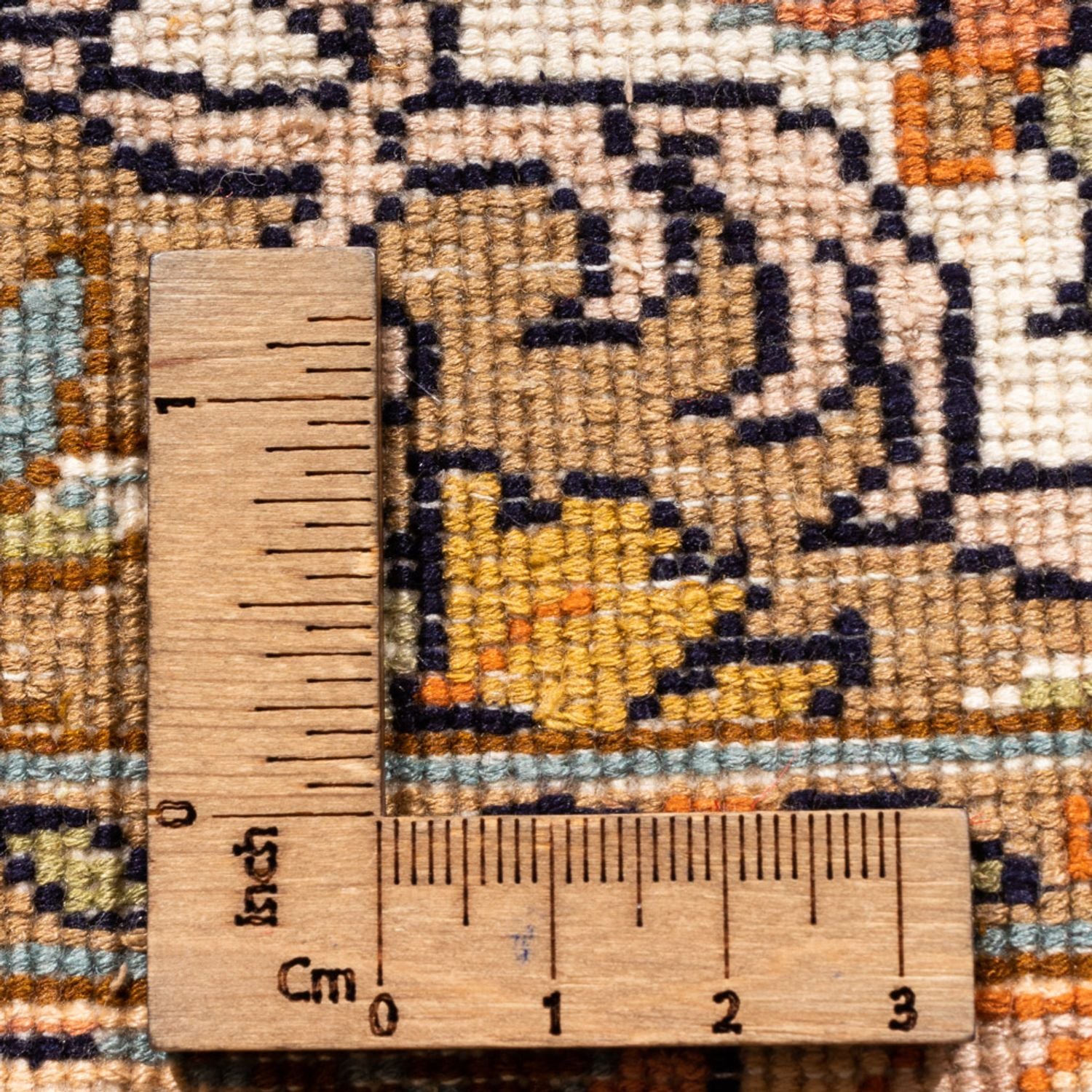Alfombra de seda - Seda de Cachemira - 149 x 95 cm - beige