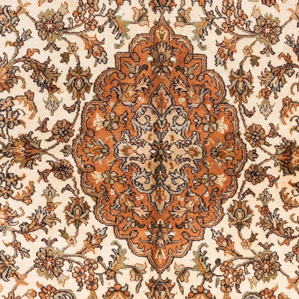 Alfombra de seda - Seda de Cachemira - 168 x 95 cm - beige