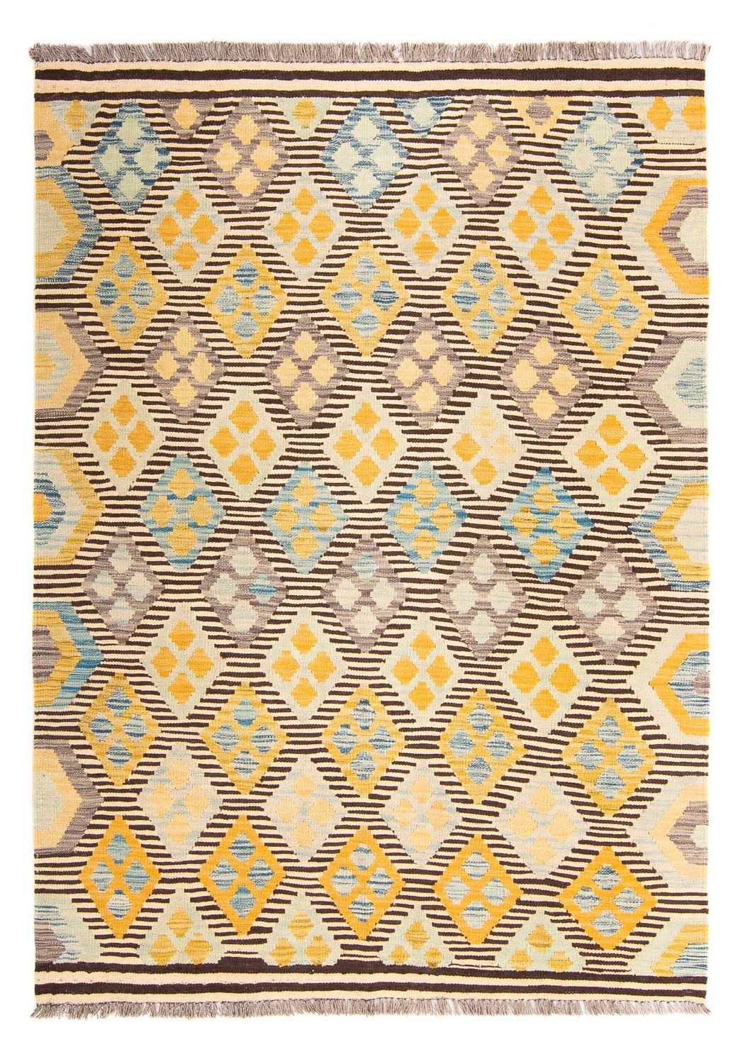 Alfombra Kelim - Splash - 175 x 125 cm - multicolor