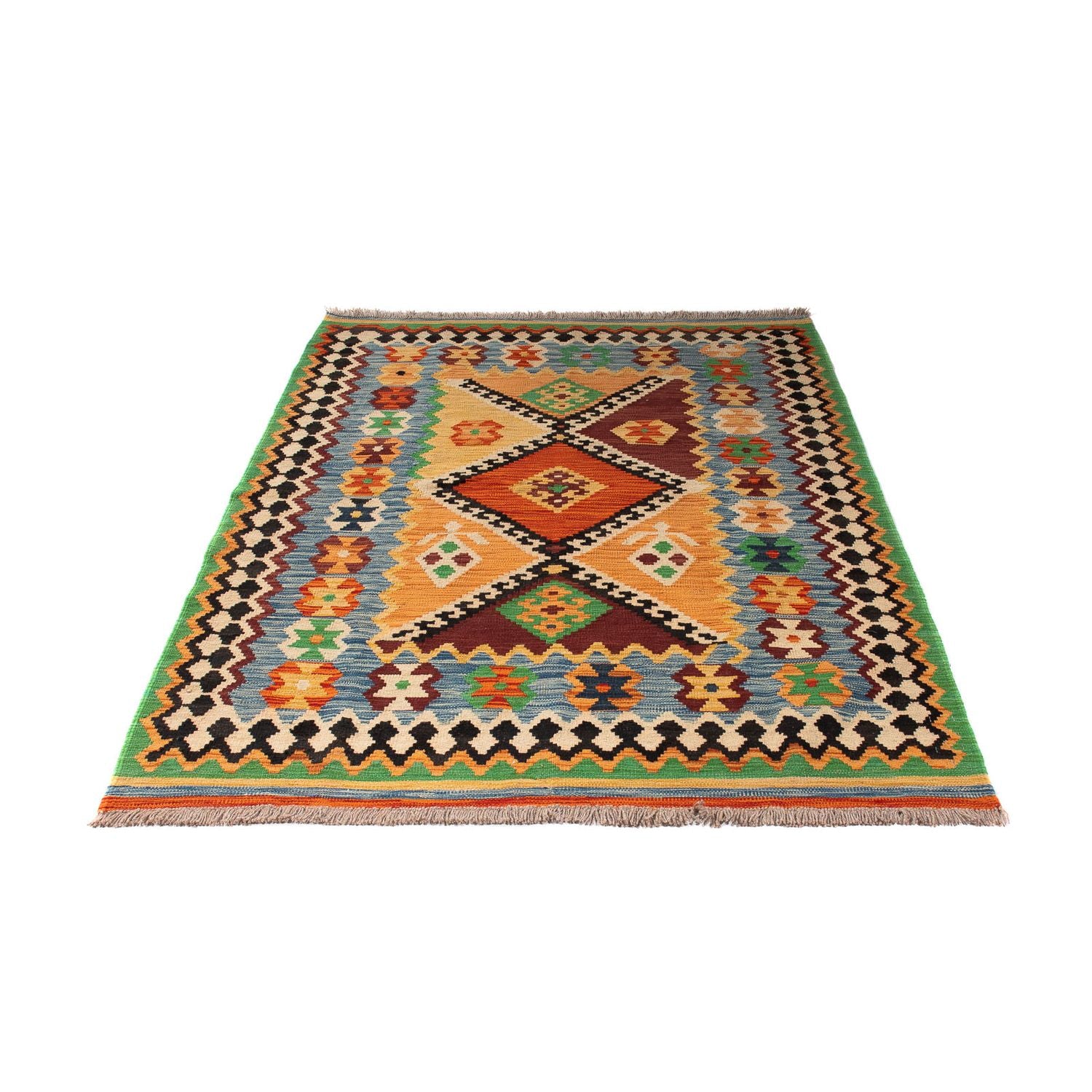 Alfombra Kelim - Splash - 178 x 127 cm - multicolor