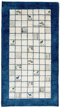 Alfombra Gabbeh - Indus - 162 x 92 cm - beige