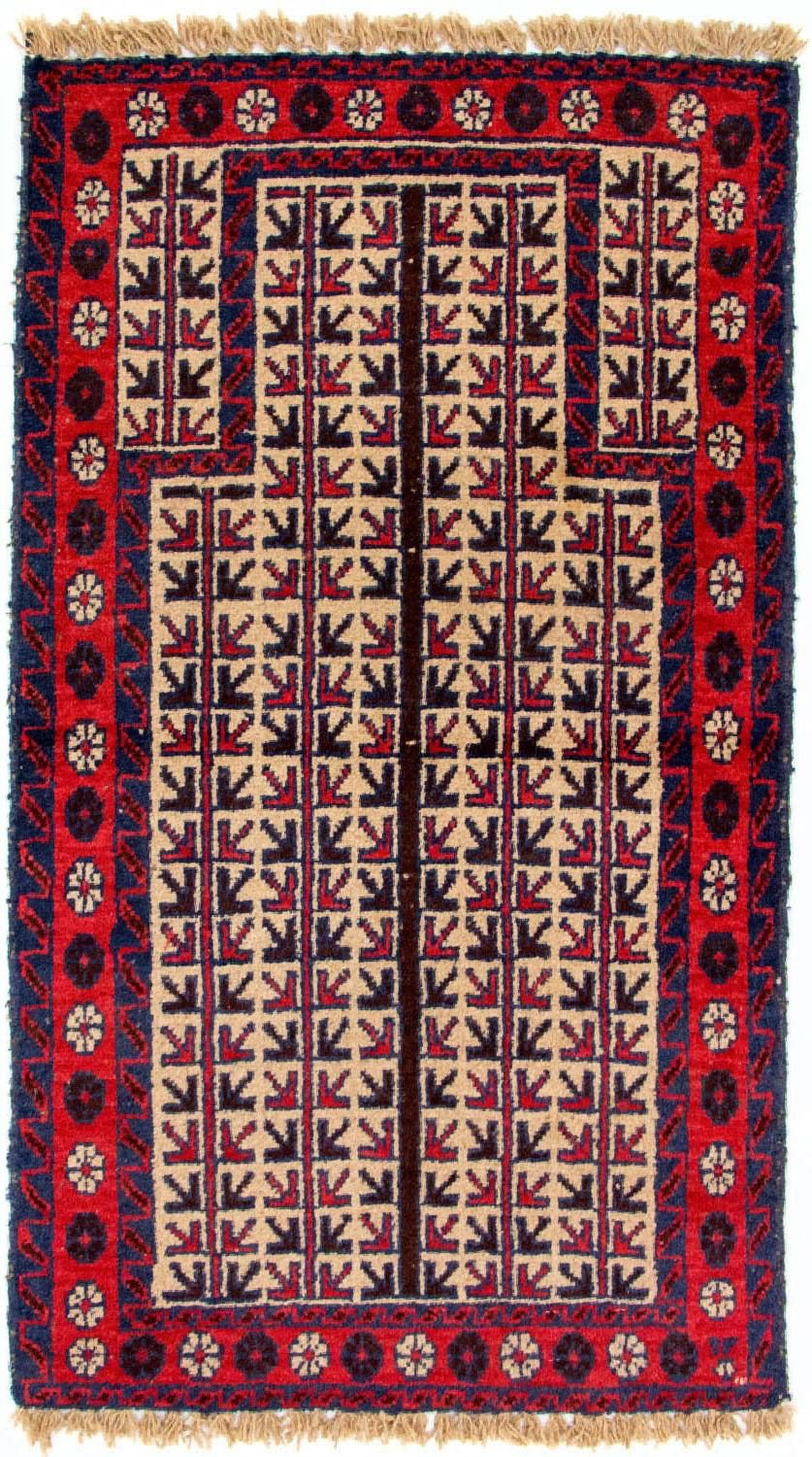 Alfombra Belutsch - 130 x 75 cm - beige