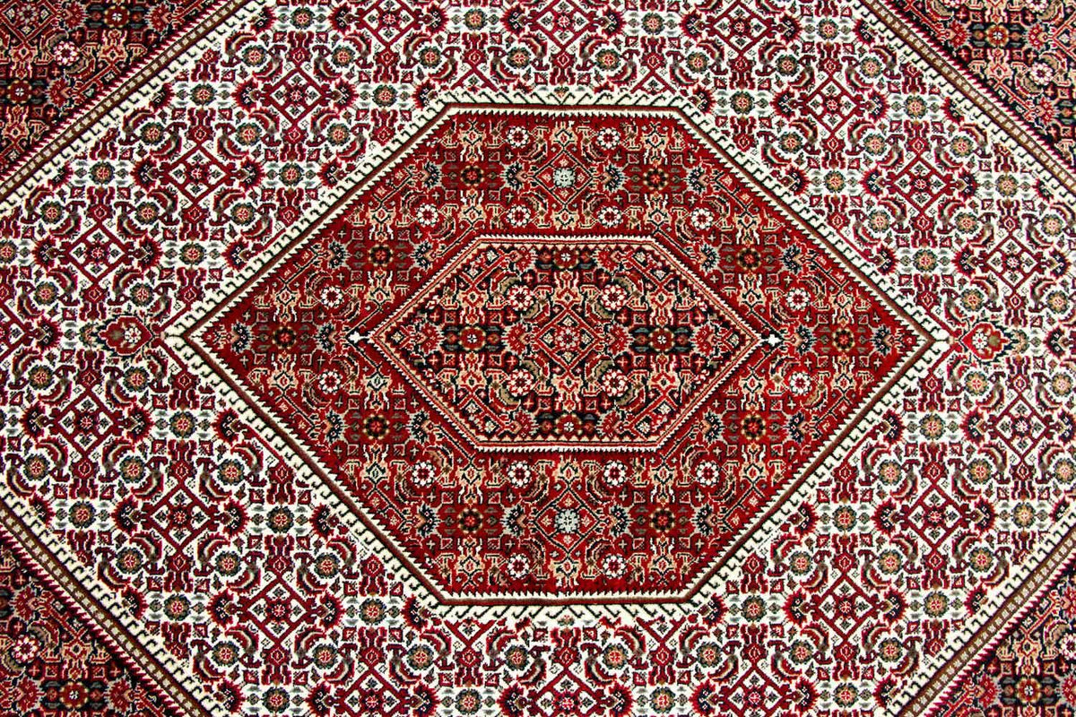 Alfombra persa - Bidjar - 246 x 170 cm - rojo