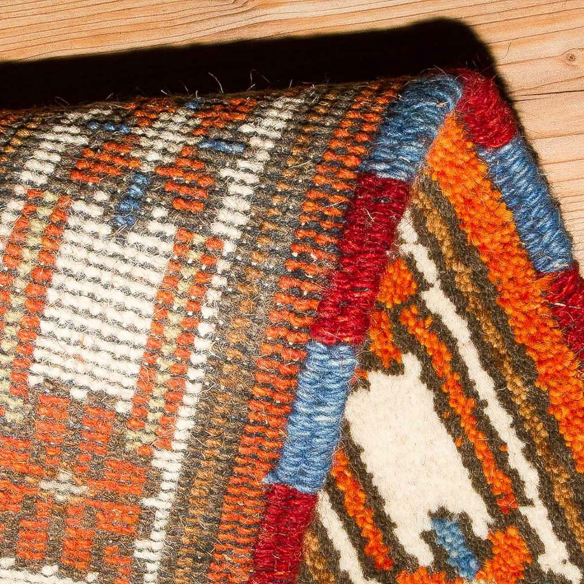 Alfombra oriental - 93 x 64 cm - naranja