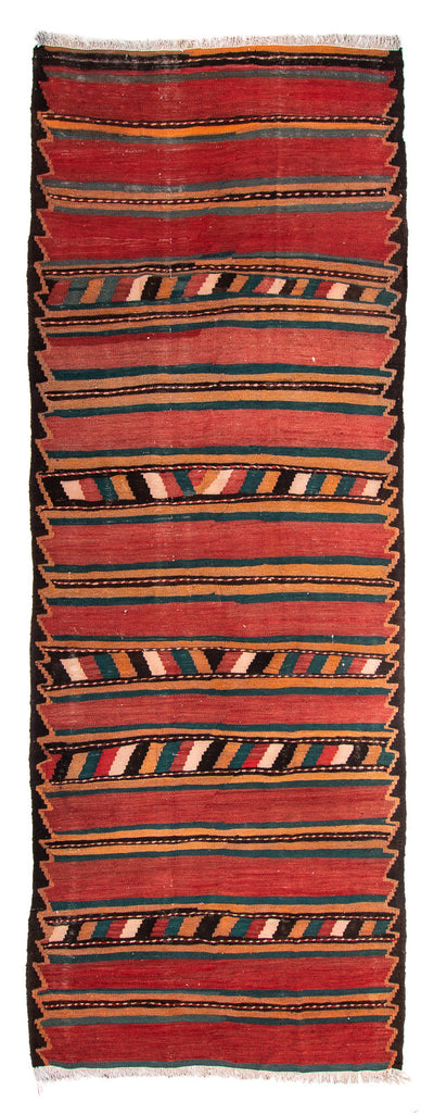 Kilim antiguo Alfombra 145x375cm