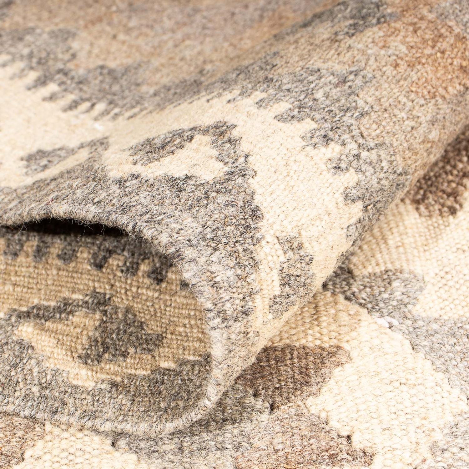 Alfombra Kelim - Tendencia - 205 x 151 cm - beige