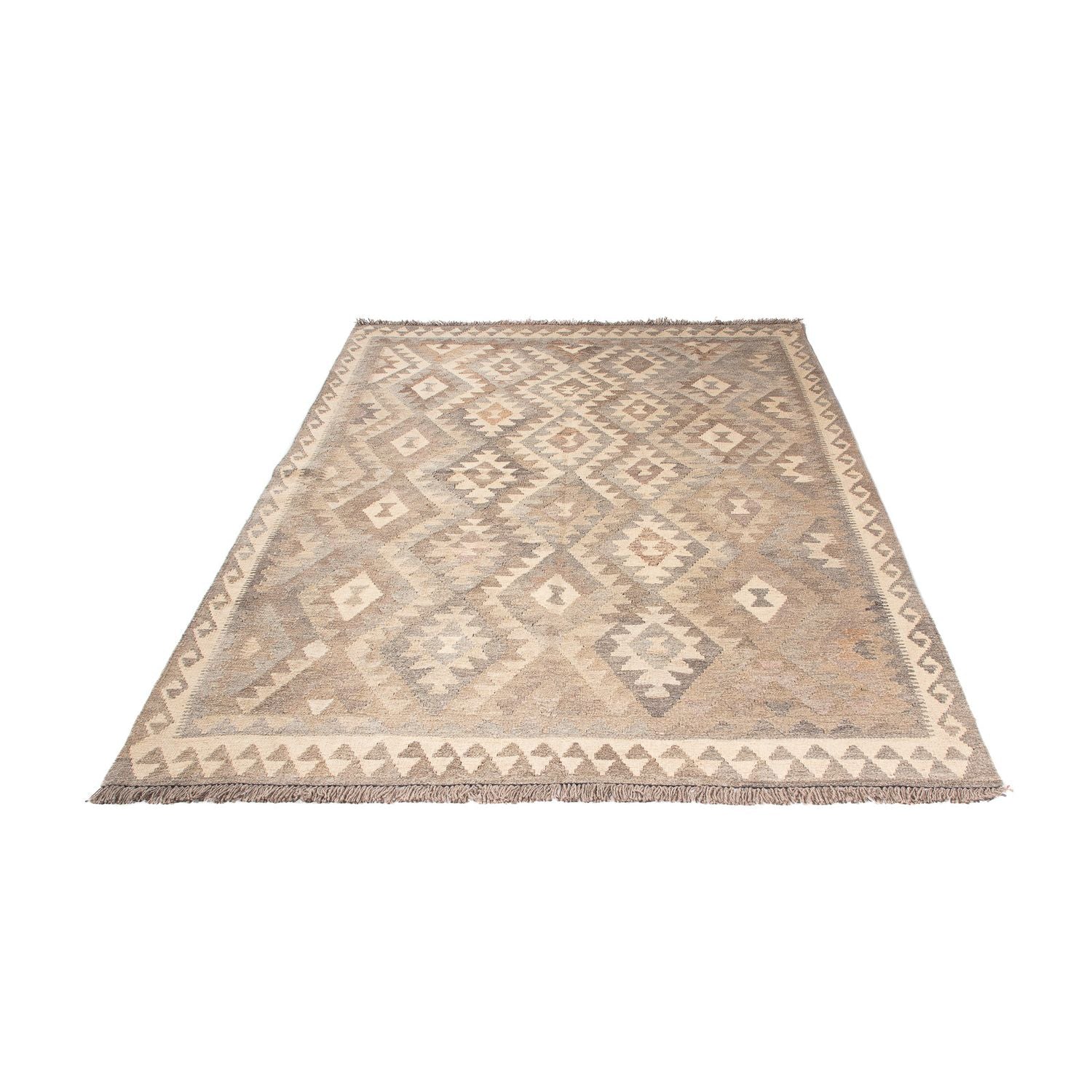 Alfombra Kelim - Tendencia - 205 x 151 cm - beige