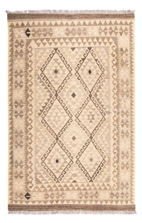 Alfombra Kelim - Splash - 190 x 130 cm - beige