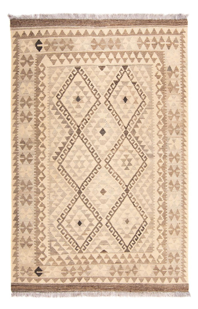 Alfombra Kelim - Splash - 190 x 130 cm - beige