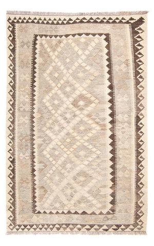 Alfombra Kelim - Splash - 196 x 134 cm - natural